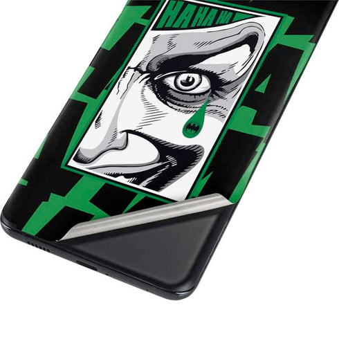 DC Comics The Joker Teardrop Card Galaxy S21 Ultra 5G Skin